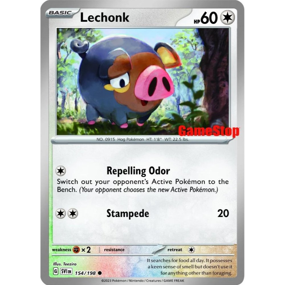 Lechonk - 154/198 (GameStop Promo)