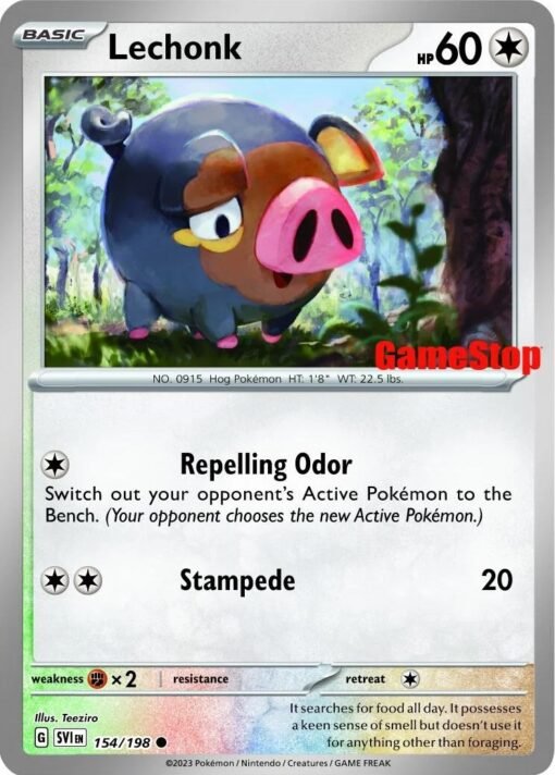 Lechonk - 154/198 (GameStop Promo)