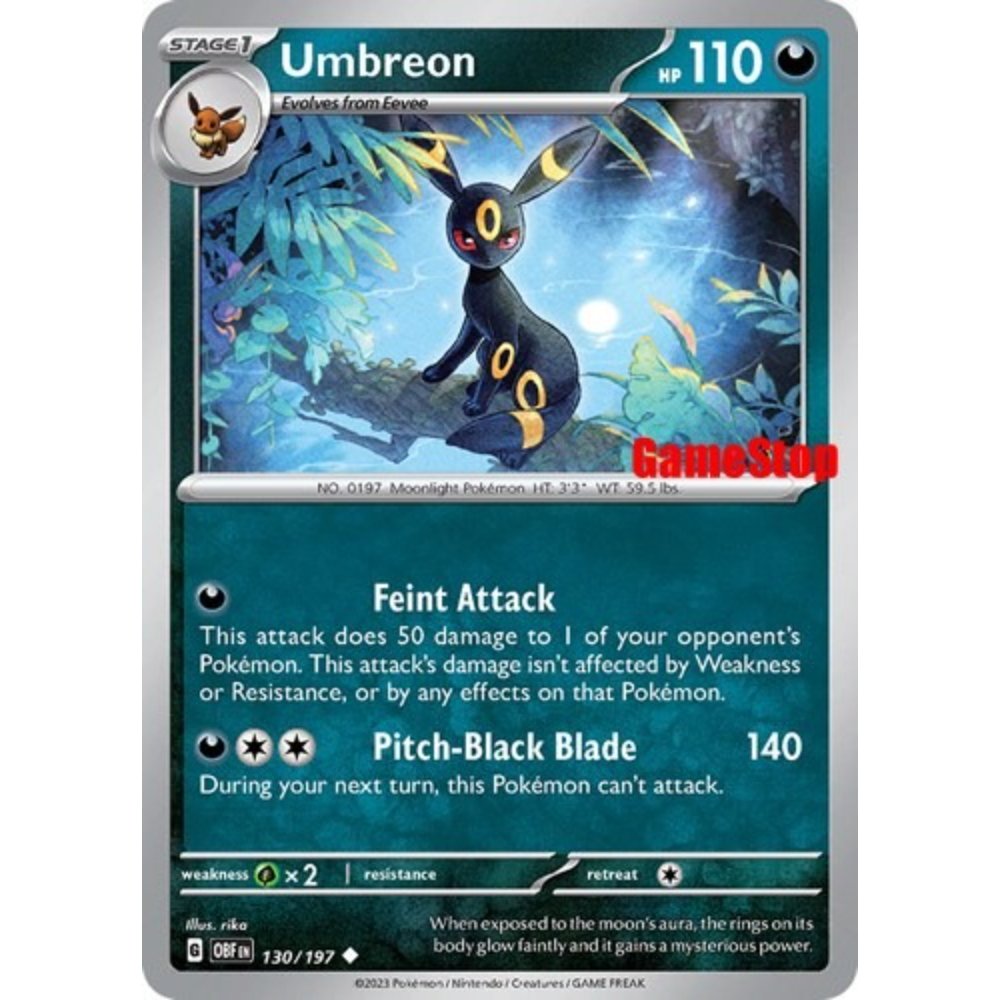 Umbreon - 130/197 (GameStop Exclusive)