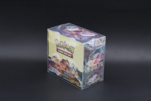 Pokemon Booster Box Display Case Plastic Protector - 1mm Thick