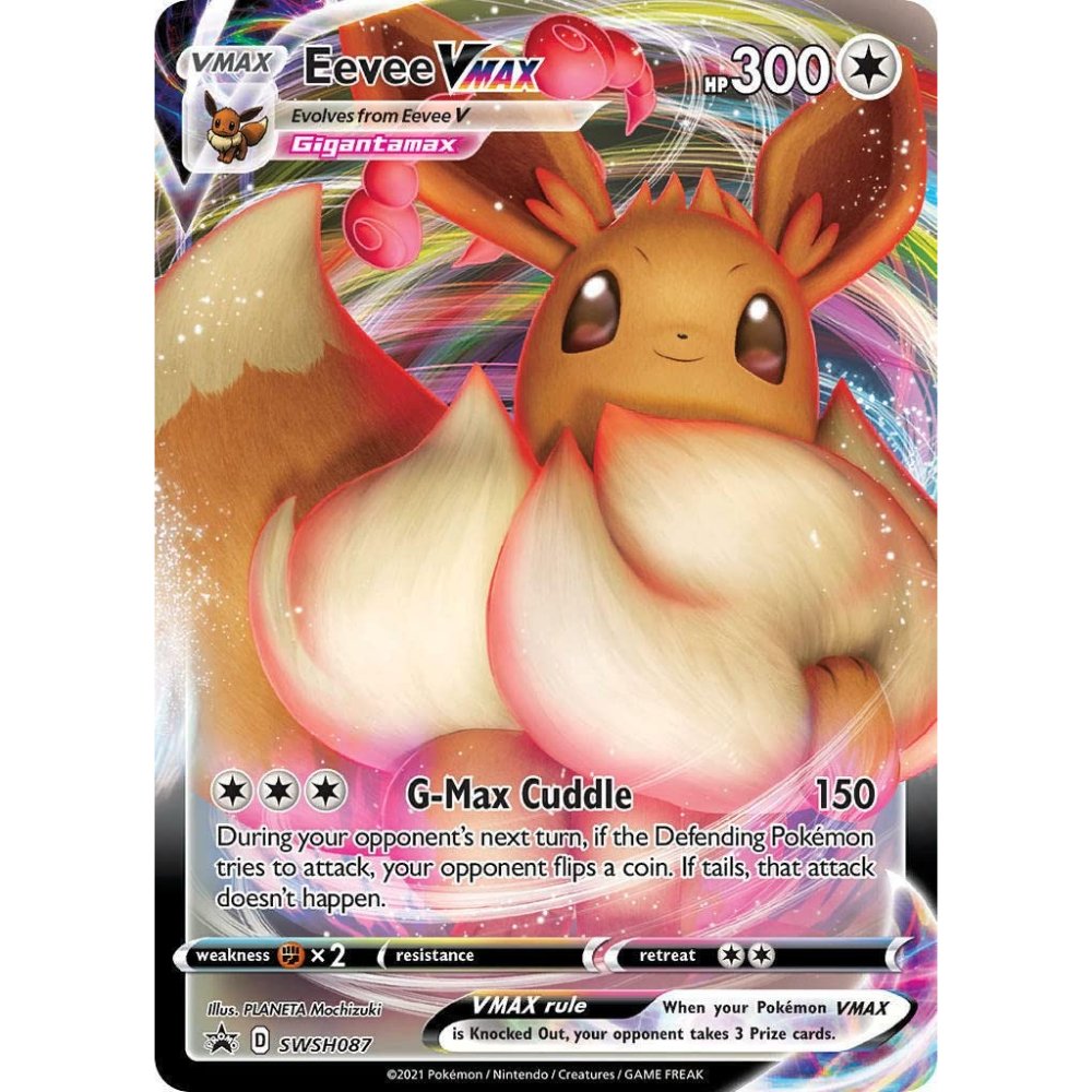 Eevee VMAX SWSH087 Shining Fates Black Star Promo