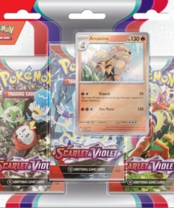 Pokemon Scarlet And Violet Base Set - 3 Pack Blister Assorted 