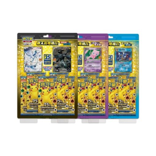 Pokémon TCG 25th Anniversary Collection Mewtwo Mew/Reshiram Zekrom/Magikarp Gyarados Box - Traditional Chinese